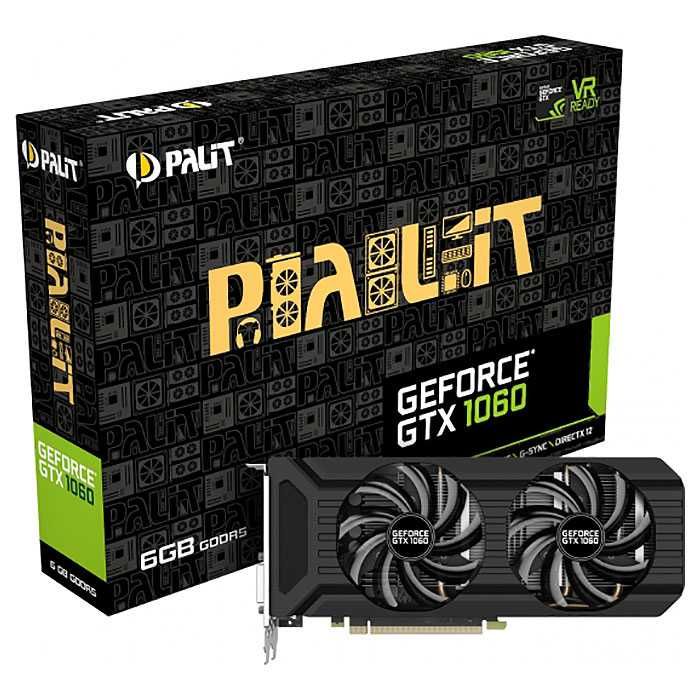 Відеокарта PALIT GeForce GTX 1060 Dual (NE51060015J9-1061D)