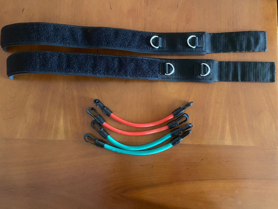 Elásticos para treino de sprint, velocidade e agilidade