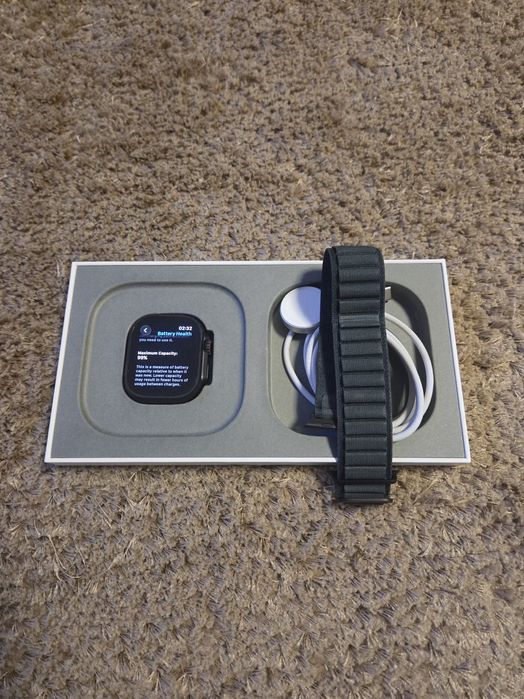 Apple Watch Ultra 2 49mm Black Titanium como novo