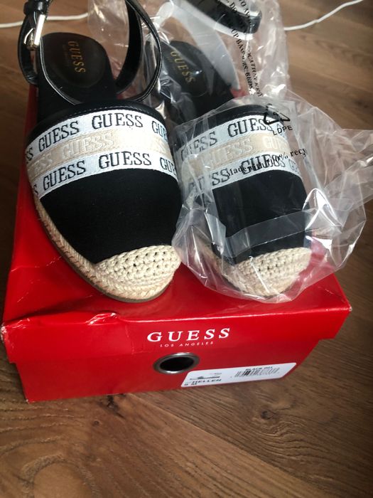 Guess espadryle - sandaly roz 38 lub 37