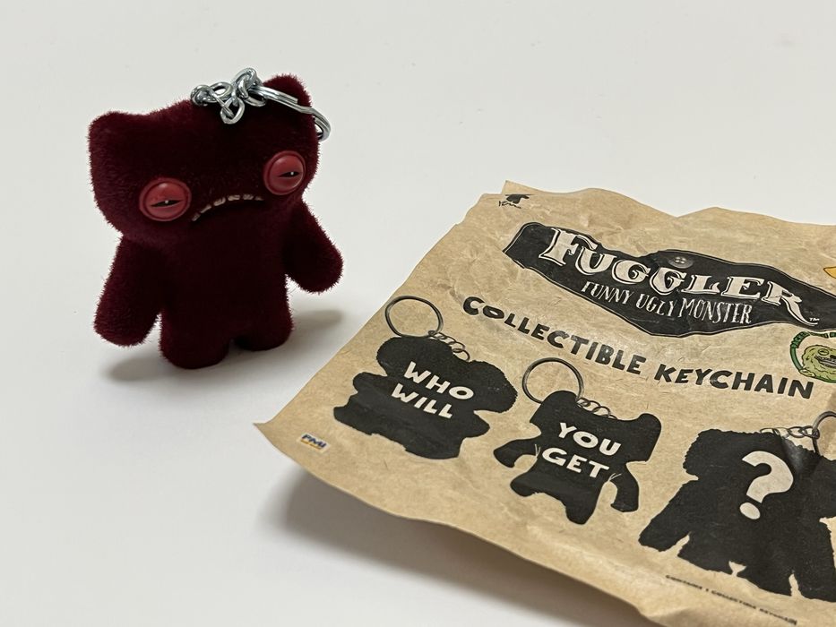 Очень редкий Fuggler Red флок Фуглер бордовий пухнастий фаглер. 490грн