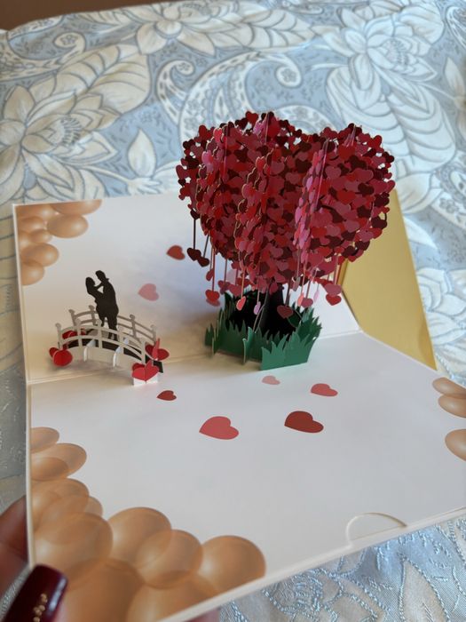 Обьемеая открытка ! 3 д открытка !