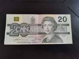 Nota de 20 dolares do Canada