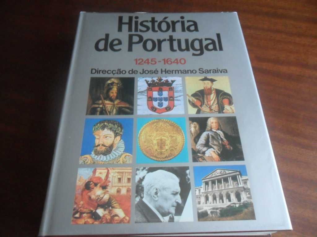 "História de Portugal" - 3 Volumes de José Hermano Saraiva