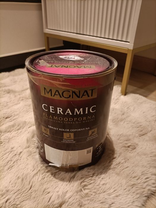 Nowa farba Magnat - Perłowy Dolomit, farba ceramiczna 5l
