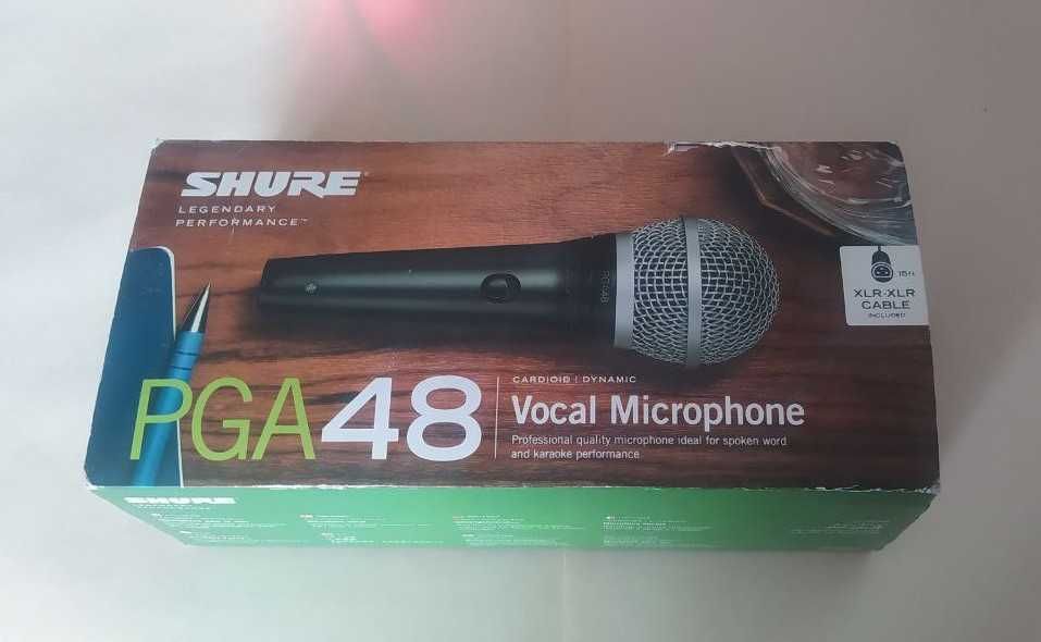 Вокальний мікрофон SHURE PGA48-XLR-E