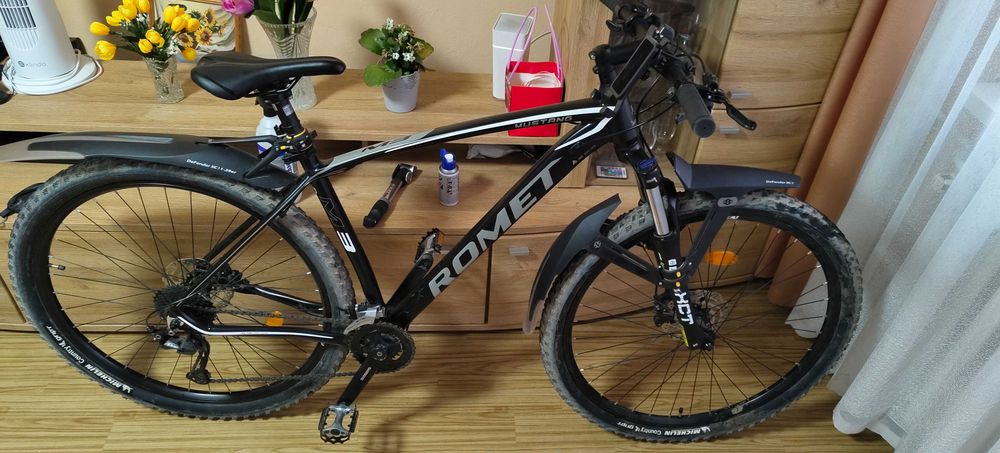 Rower ROMET Mustang M3 czarny / Rozmiar koła: 29" / Rozmiar ramy: 19"