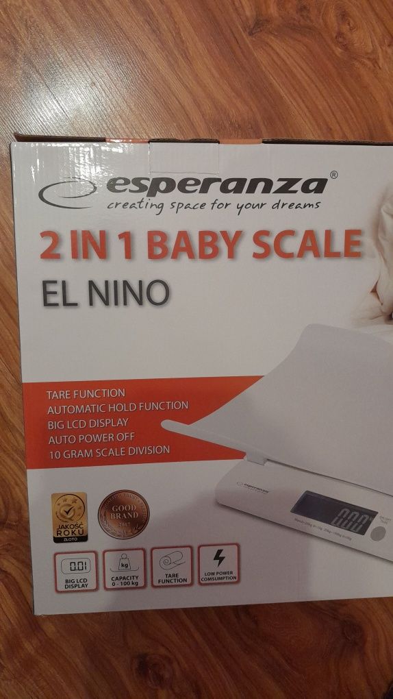 Esperanza 2 in 1 Baby Scale El Nino waga dla niemowląt