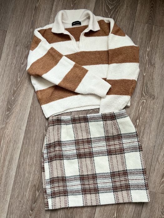 Светр та спідниця набір