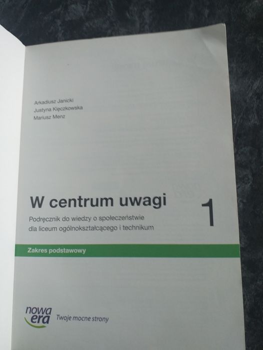 W centrum uwagi 1 podręcznik
