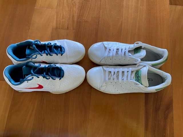 2 PARES DE SAPATILHAS ADIDAS E NIKE HOMEM TAM. 42