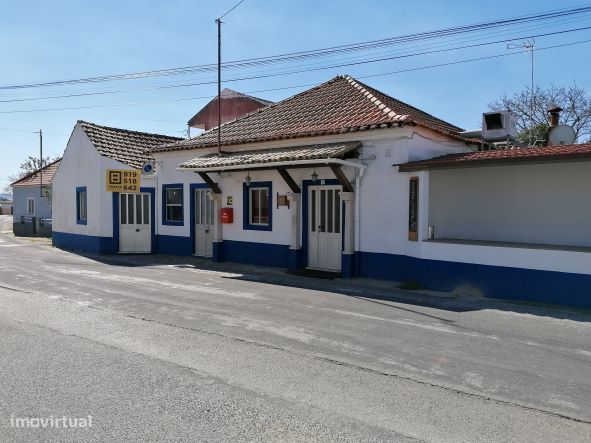 Casa de habitação, comércio com terreno