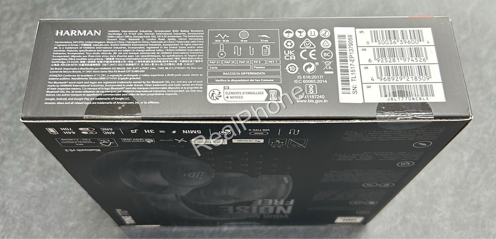 Навушники JBL Tune 770NC Black