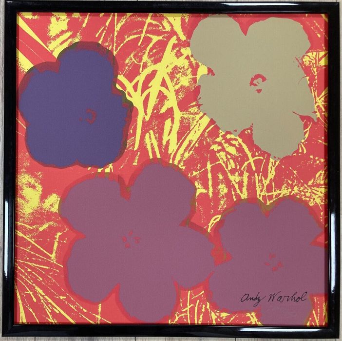 Litografia Andy Warhol Kwiaty