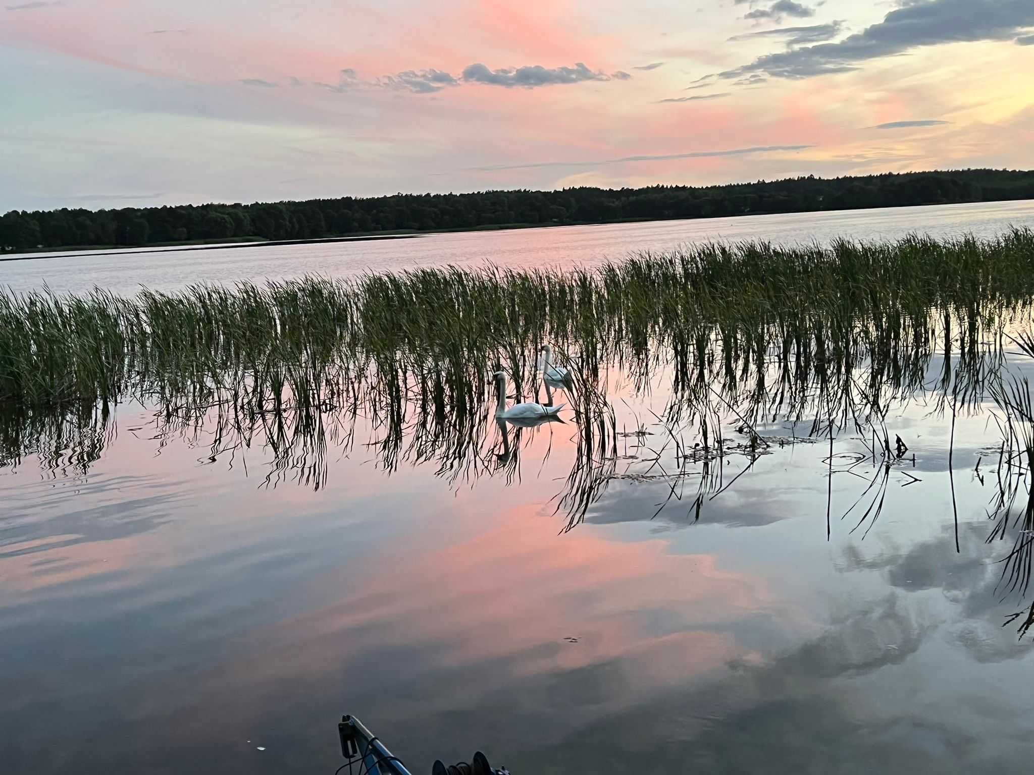 Dom nad jeziorem Zarybinek- Rybno, Mazury