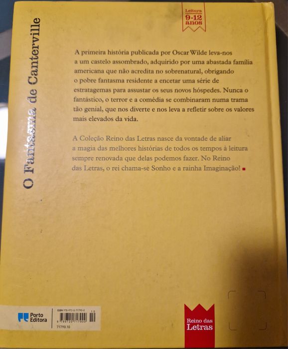 Livro O fantasma de Canterville de Oscar Wilde