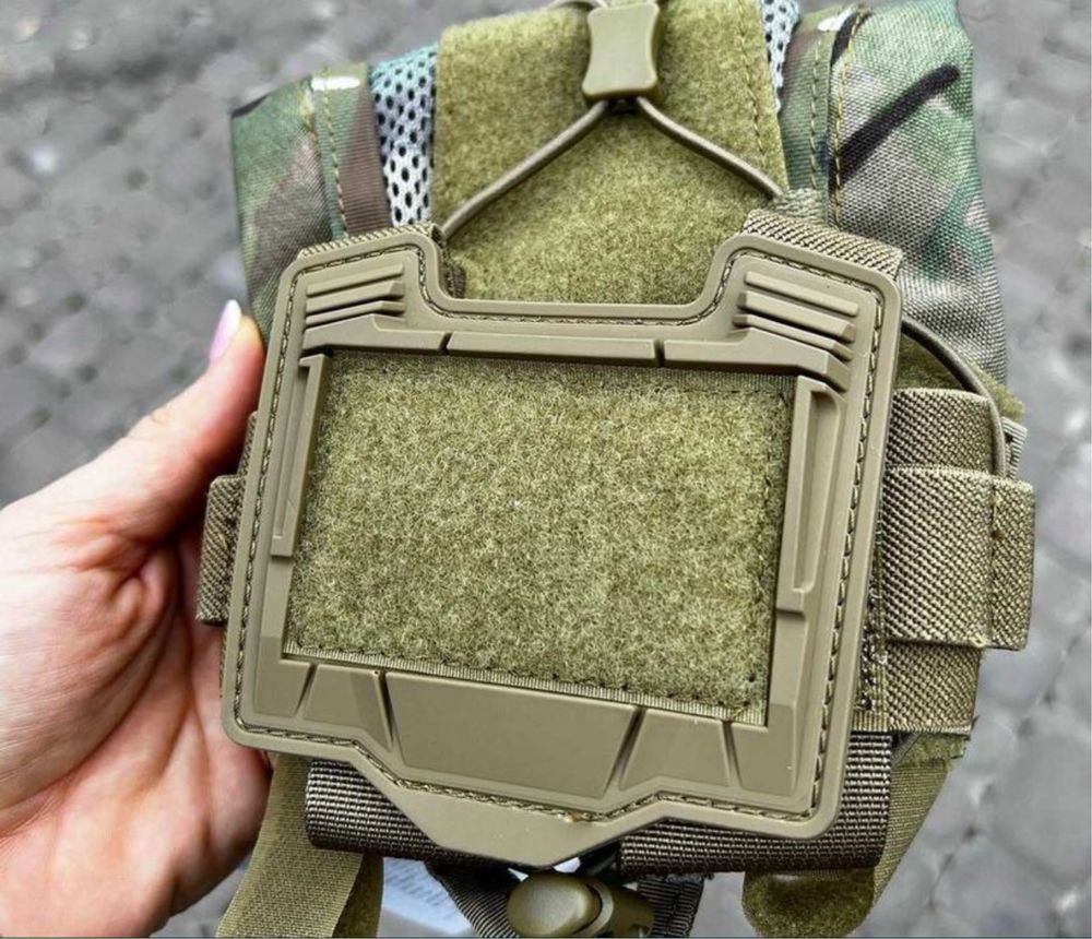 Кавер на шолом Idogear з кишенею під ПНВ батарею. Multicam