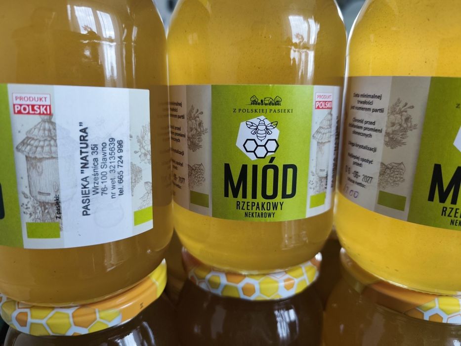 Miód rzepakowy PasiekaNatura