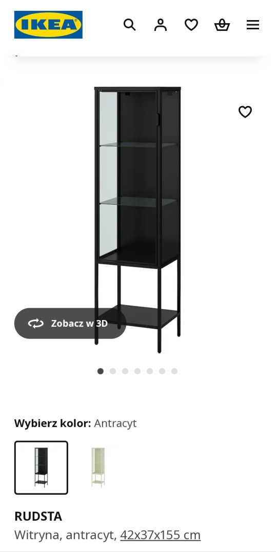 Witryna RUDSTA ikea
