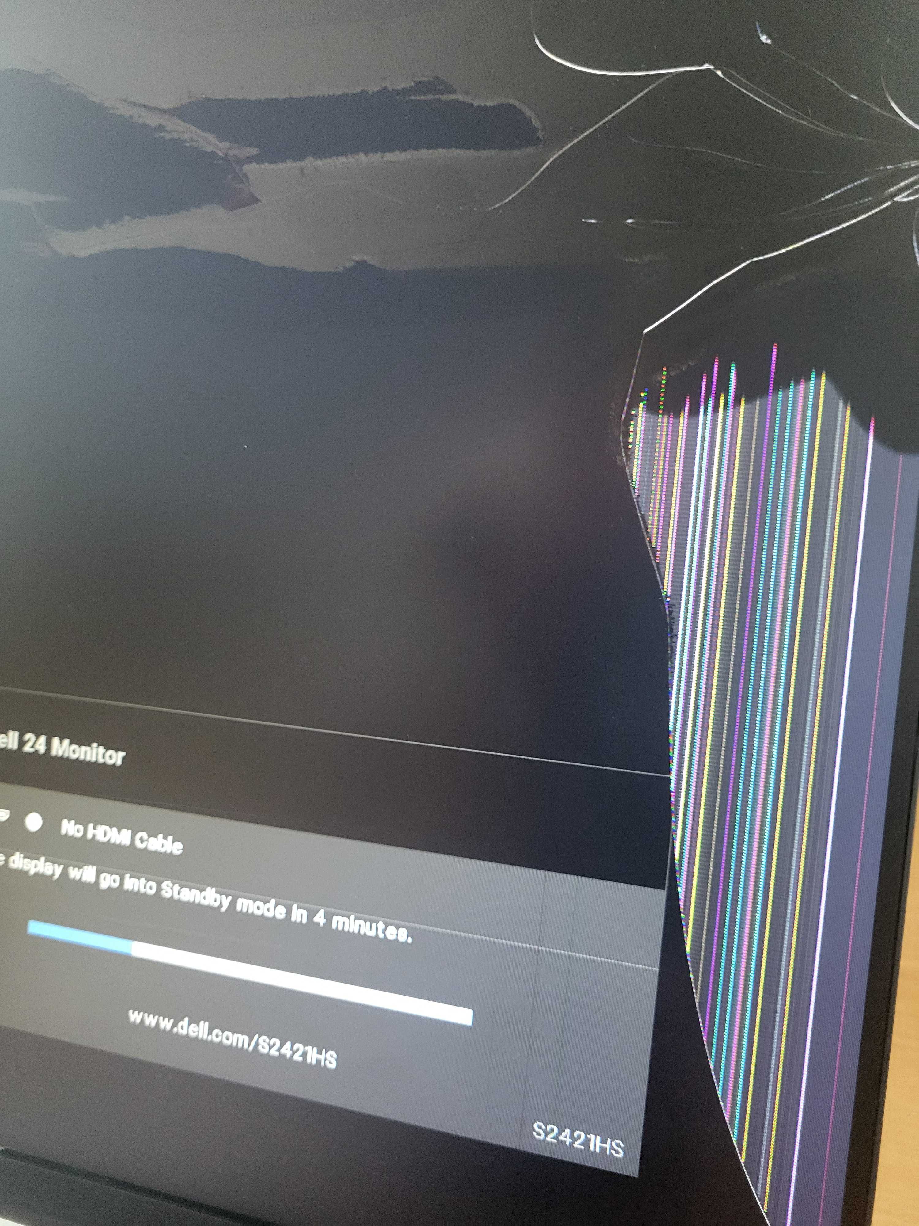 Monitor DELL 24'' S2421HS 1920x1080 IPS - uszkodzony