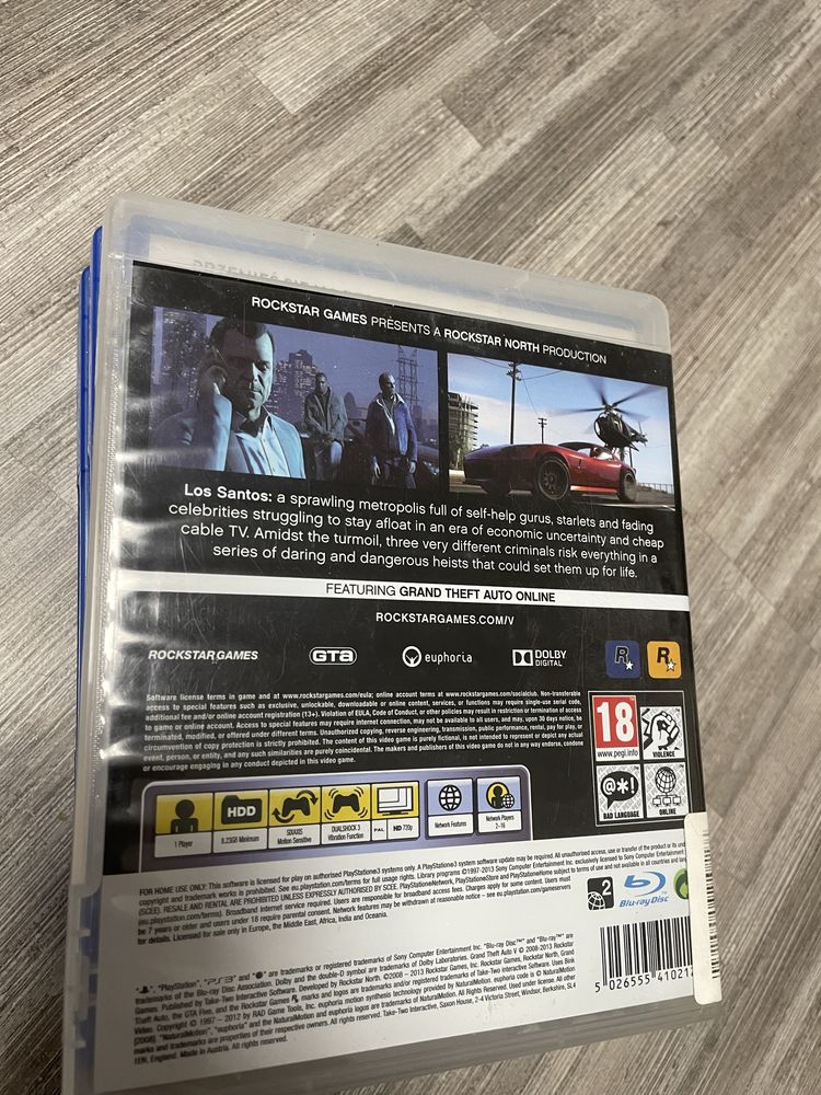 Gra na ps 3 GTA 5