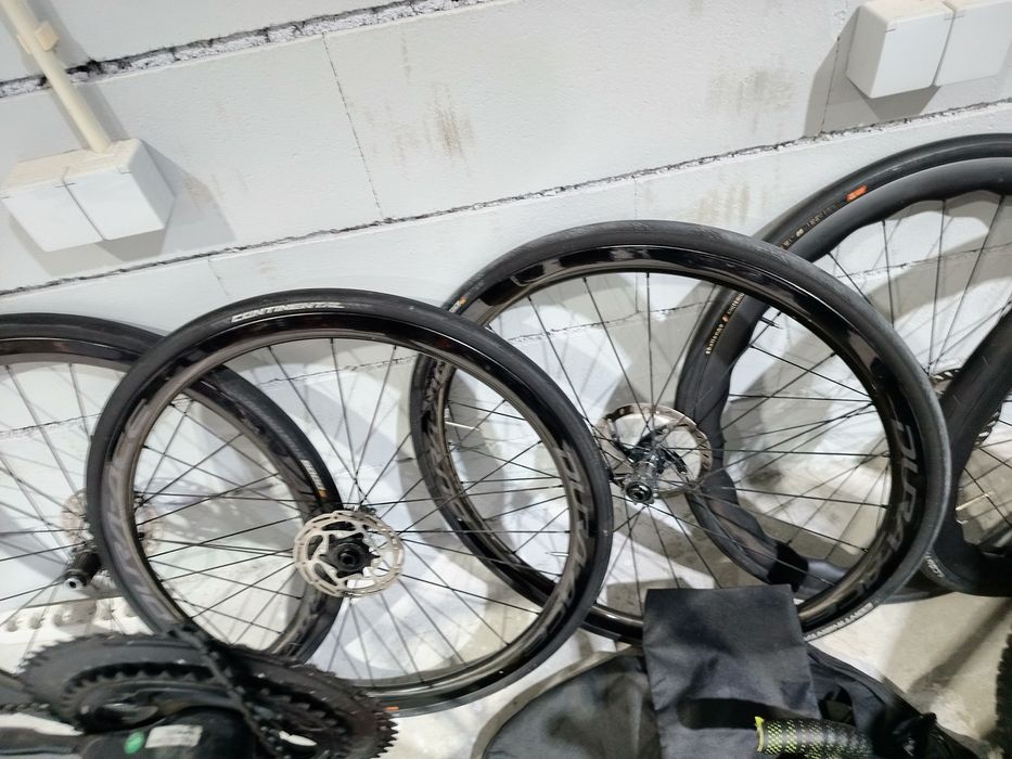 Rodas carbono Dura ace originais pneu