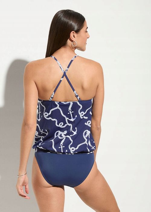 B.P.C tankini granatowe w jasne wzory 44.