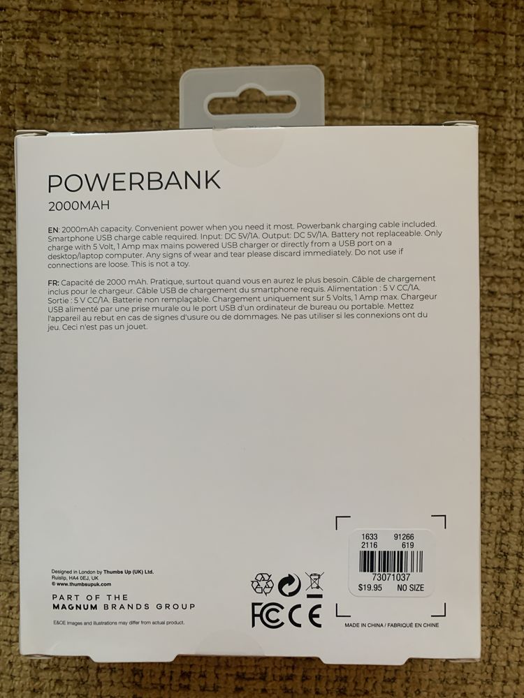 Павербанк PowerBank 2000