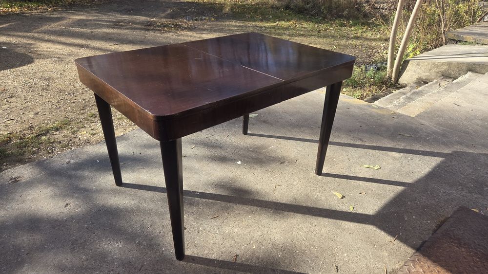 Stół rozkładany  Halabala  art deco Czechosłowacja