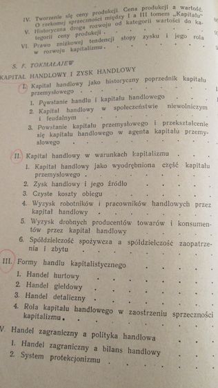 Wykłady z ekonomii politycznej Tom III - wyd. 1951 r.