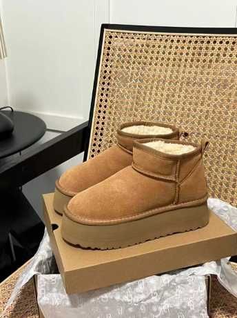 UGG Classic Ultra Mini Platform Boot Chestnut R.37