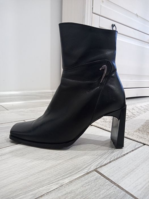 Buty botki damskie 39 skóra