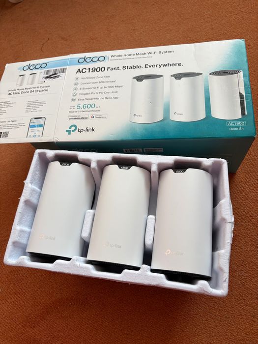 Mesh система TP-Link Deco S4 AC1900 безшовний Wi-fi