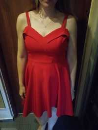 Piękna czerwona sukienka ale hiszpanka r. 38