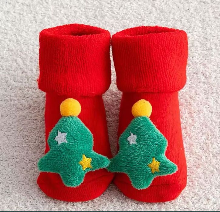 теплые носочки - пинетки  для малышей