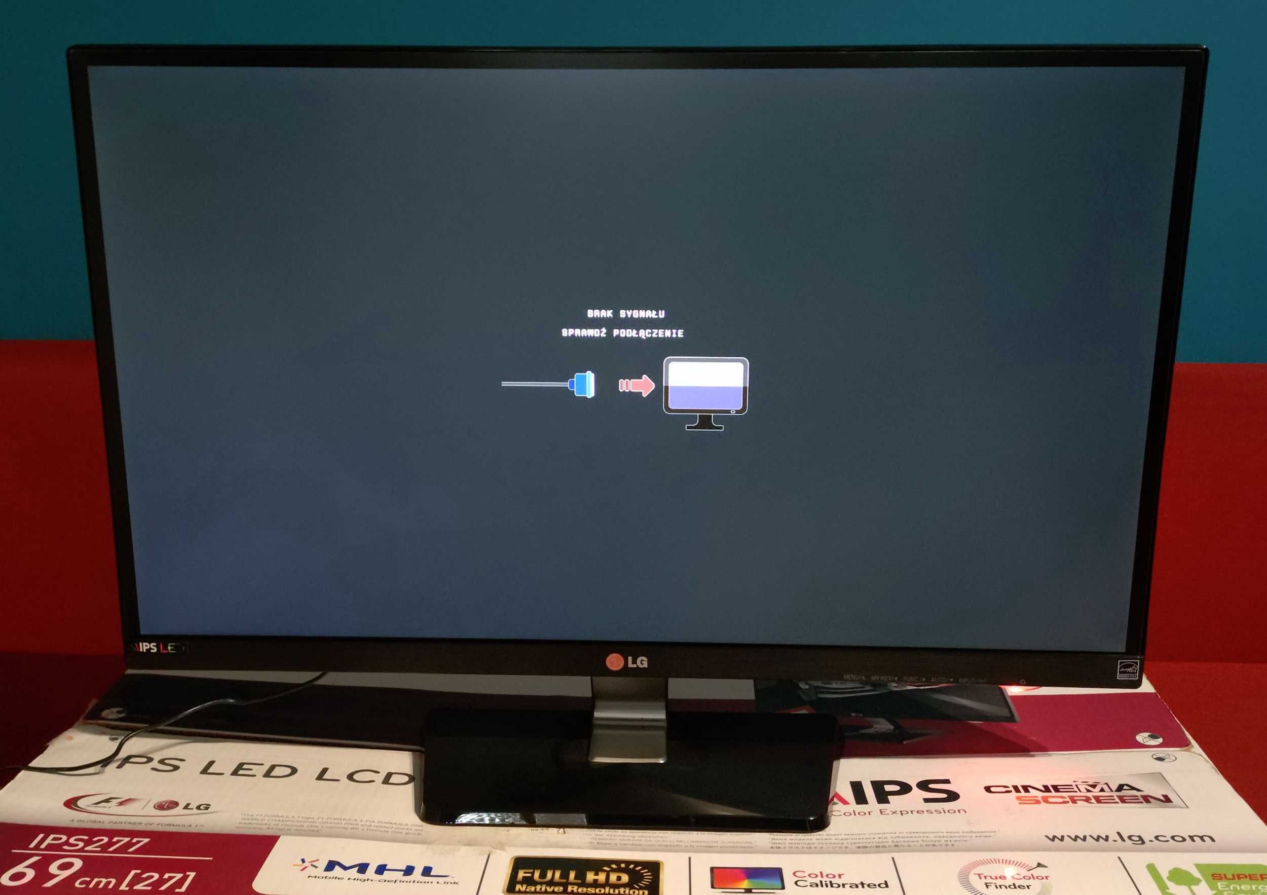 Monitor LG IPS277L-BN  27"  1920x1080  FullHD  IPS - 1-szy właściciel
