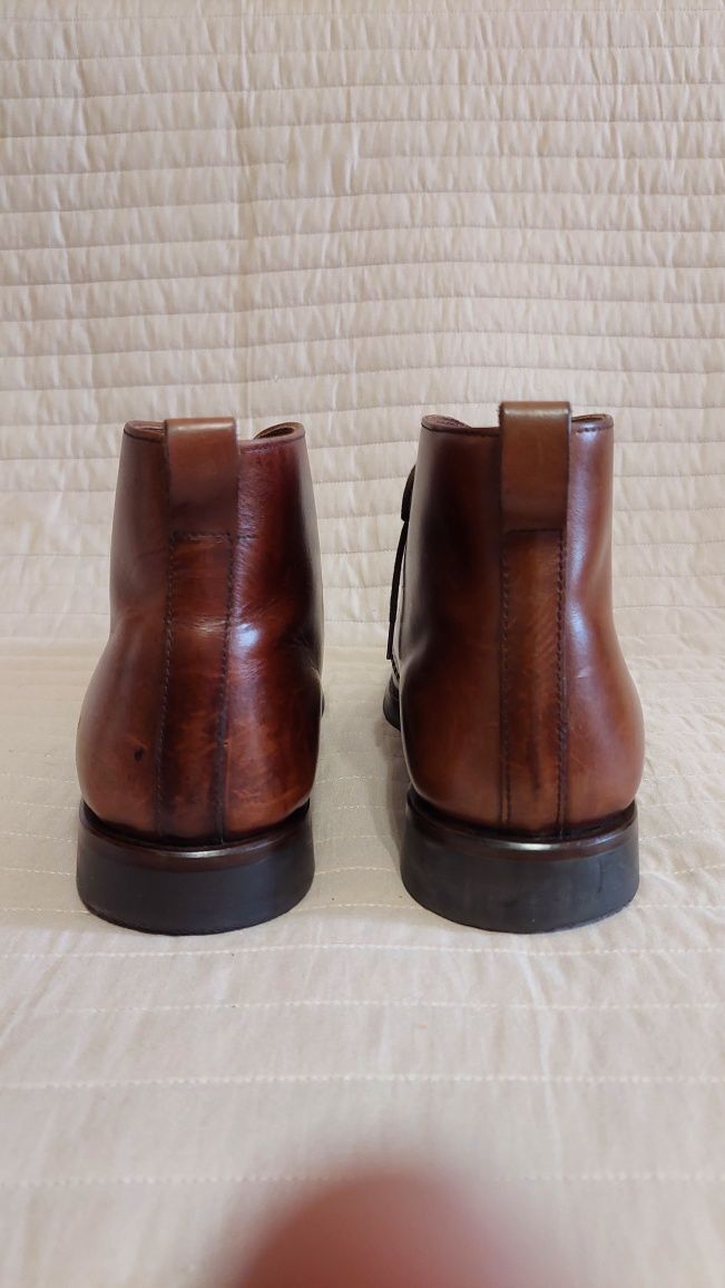 Кожанные ботинки Jones Bootmaker (туфли,обувь,кроссовки,одежда)