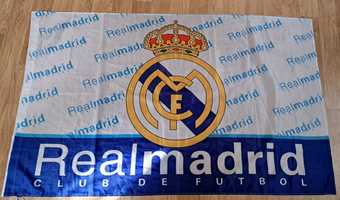 Прапор, флаг Реал Мадрид, великий, 145,5х89 см, колекціонерам
флаг Р