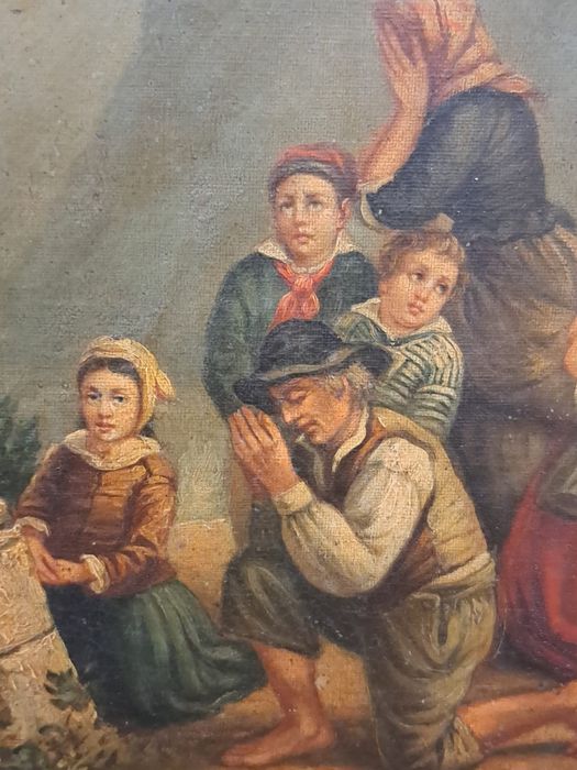 Quadro a óleo antigo