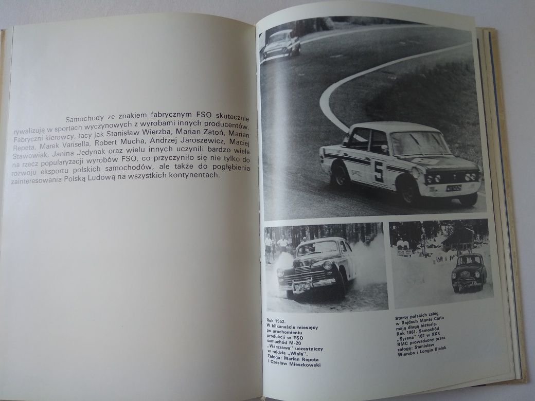 Stary album Fabryka Samochodów Osobowych auta PRL Polonez Syrena Fiat