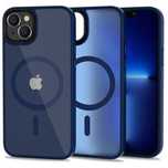 Etui Apple iPhone 14 Plus / 15 Plus Niebieskie Poliwęglan TPU Ring