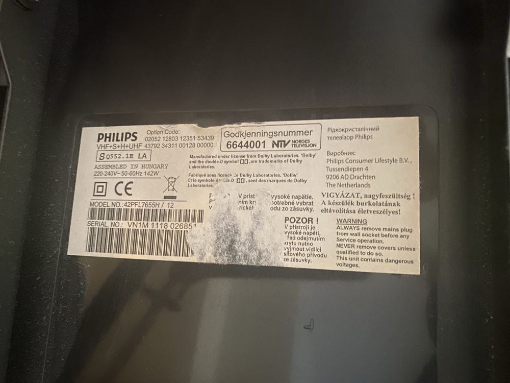 Telewizor LCD Philips 42'' 42PFL7655H/12 z technologią Ambilight