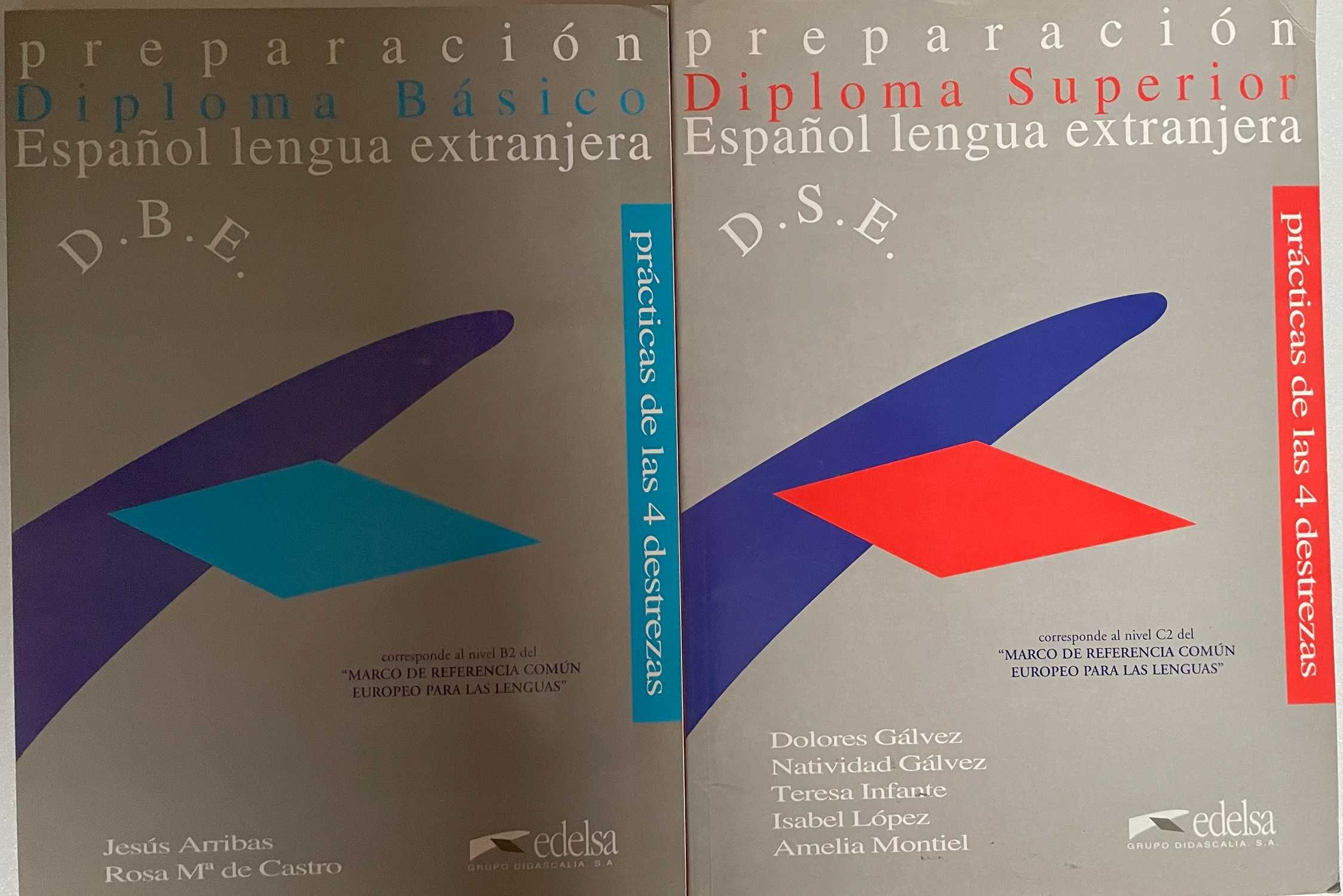 Espanol lengua extranjera - 2 podręczniki (Diploma Basico/Superior)