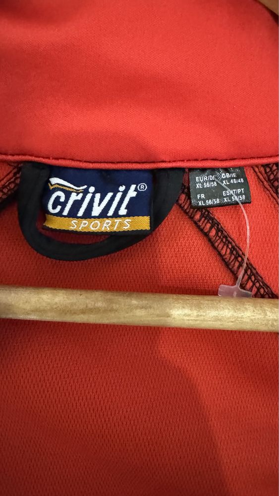 Вело кофта куртка софтшелл ветровка термокуртка crivit для бега