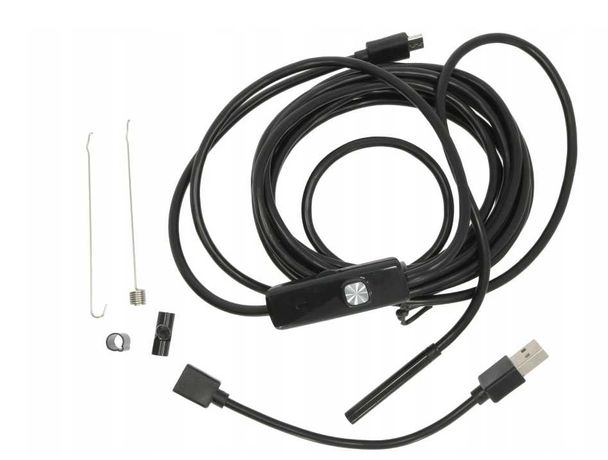 kamerka endoskopowa rewizyjna kabel usb - C , micro,
