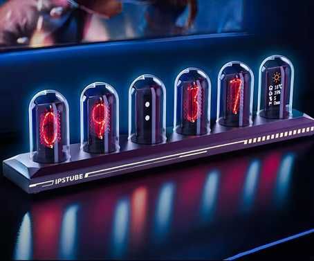 IPS Zegar Nixie Tube Home, Przenośny zegar elektroniczny