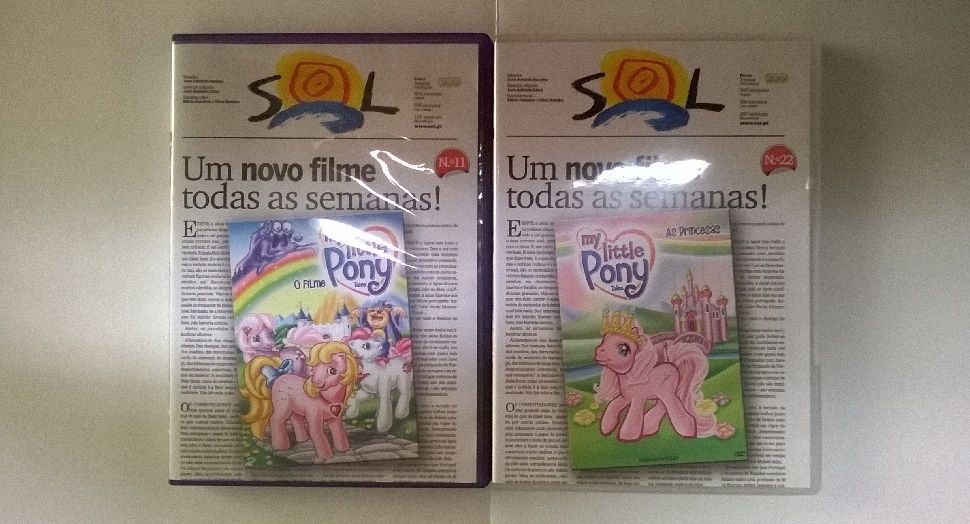 Pack de DVD's para crianças