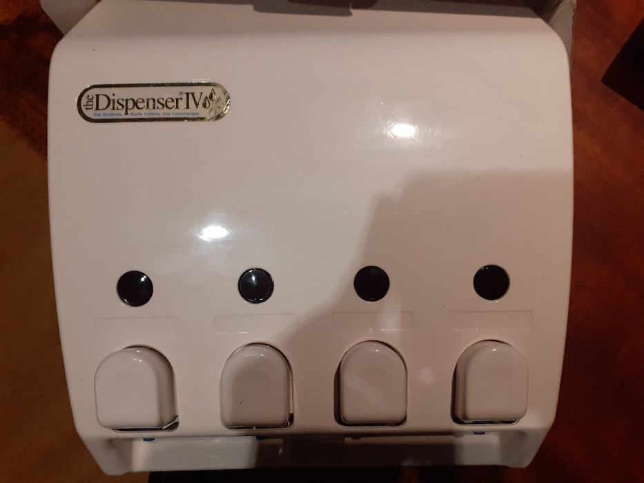 Dispensador de shampoo, sabão, álcool gel, etc...