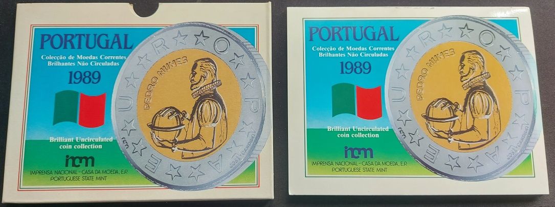 Coleção de Moedas Correntes não circuladas - 1989