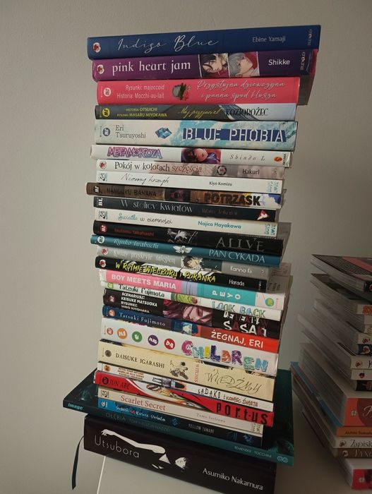 Mangi jednotomówki, serie, pojedyncze z serii